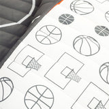 Basketball Game Reversible Quilt Set