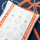 Basketball Game Reversible Quilt Set