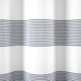 Boho Tassel Stripe Yarn Dyed Recycled Cotton Blend Shower Curtain