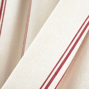 Farmhouse Stripe Yarn Dyed Recycled Cotton Blend Valance