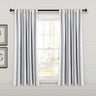 Farmhouse Stripe Yarn Dyed Recycled Cotton Blend Window Curtain Panel Set