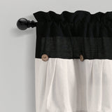 Linen Button Valance