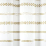 Breezy Chic Tassel Jacquard Recycled Cotton Shower Curtain