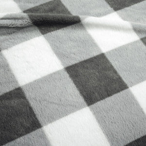Plaid Ultra Soft Faux Fur All Season Comforter Set