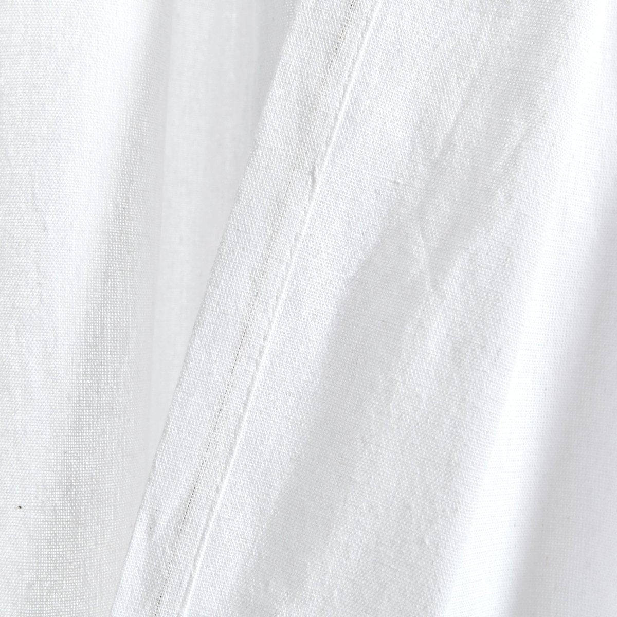 Boho Pom Pom Tassel Faux Linen Window Curtain Panel