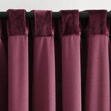Prima Velvet Solid Ultra Wide Light Filtering Window Curtain Panel