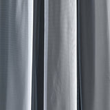 Grommet Sheer With Insulated Blackout Lining Curtain Panel Set