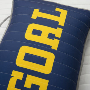 Soccer Game Reversible Quilt Set