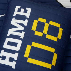 Soccer Game Reversible Quilt Set