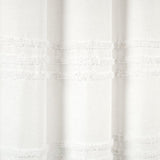 Boho Kendra Tufted Yarn Dyed Recycled Cotton Blend Shower Curtain