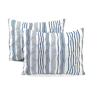 Ravello Pintuck Stripe 5 Piece Comforter Set