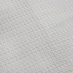 Haniya Solid Waffle Woven Cotton Textured Comforter Set