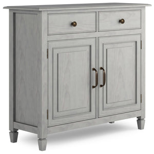 Connaught Handcrafted Entryway Storage Cabinet with Adjustable Shelves - Multiple Colors