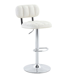 Adjustable Height Bar Stools With Footrest For Kitchen Island (Set of 2)