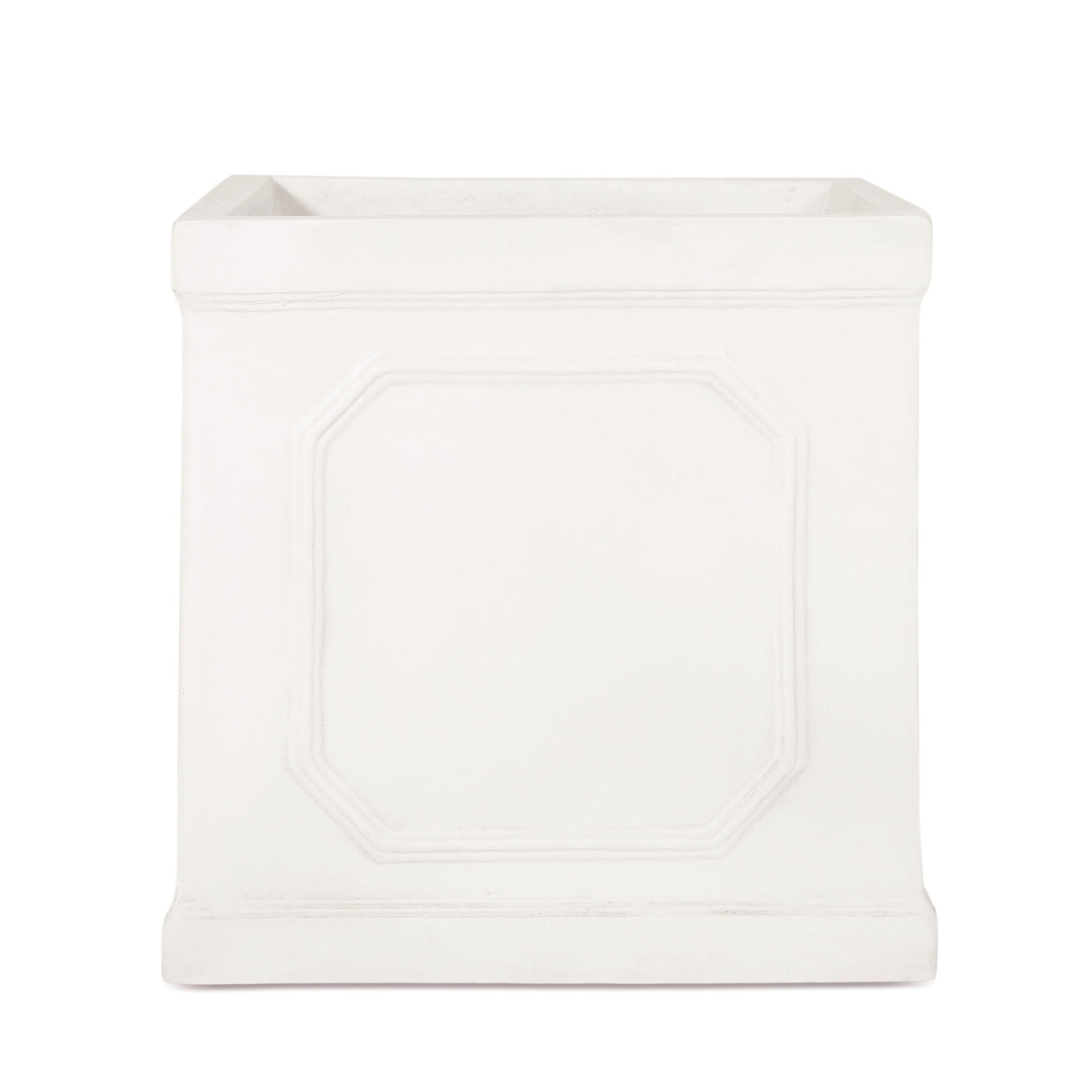 13.75 x 14.00 Antique White Magnesium Oxide Planter