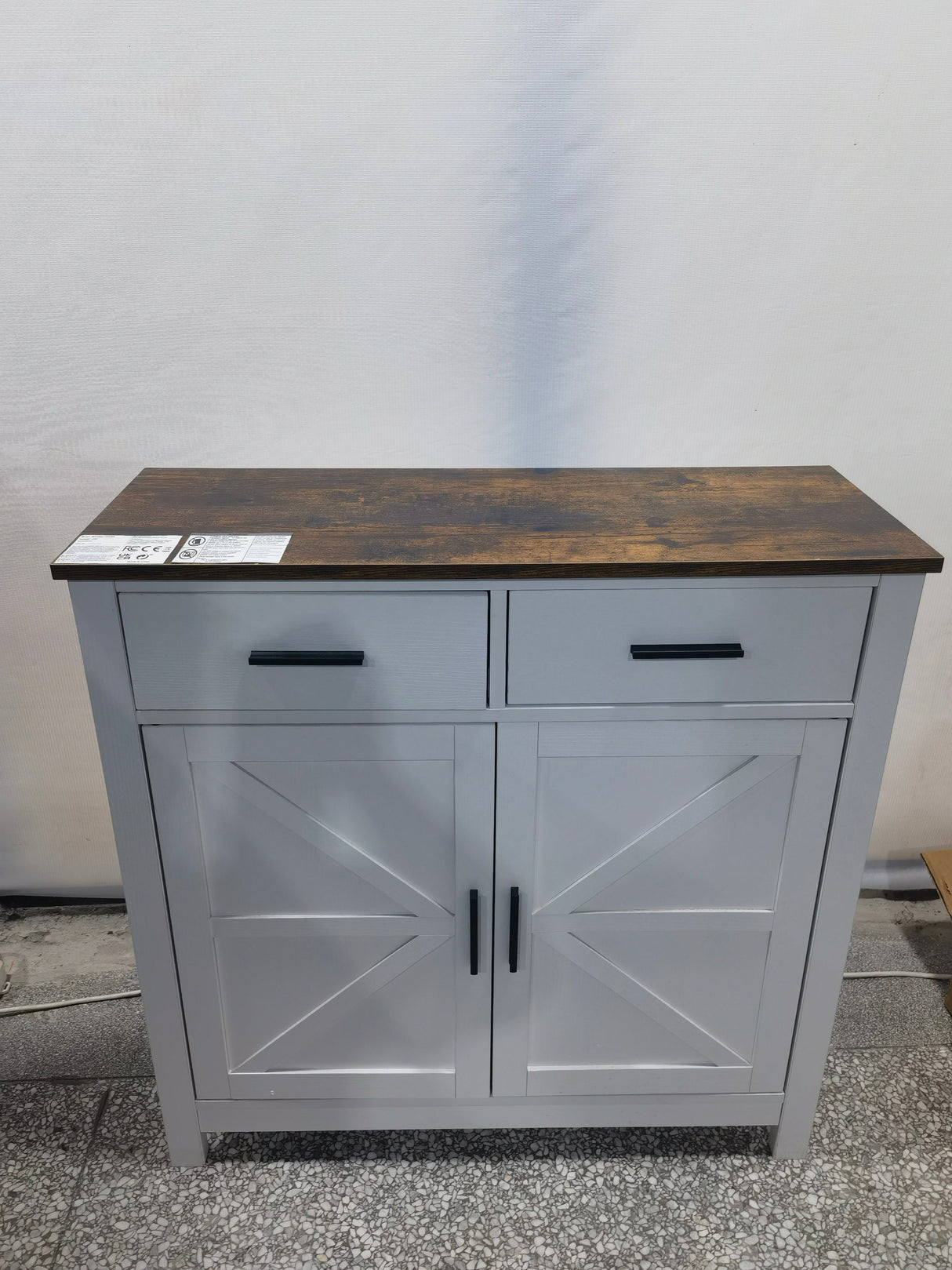 Modern Farmhouse Kitchen Storage Cabinet