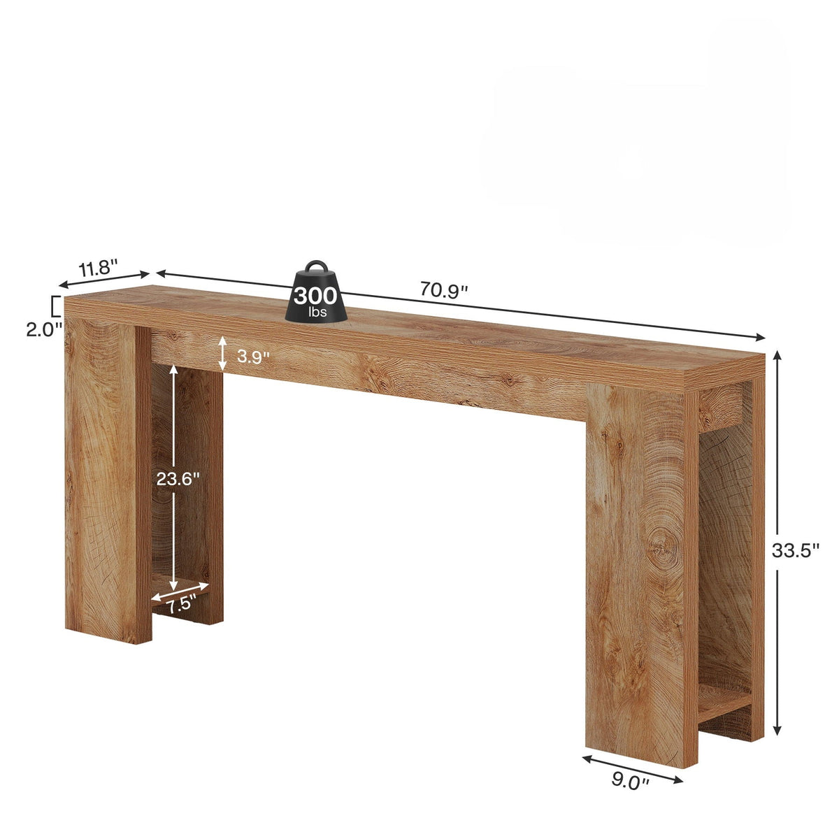 Extra Long Console Table For Living Hallway
