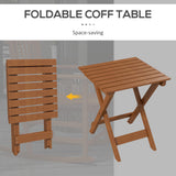 Outdoor rocking chair set of 2 with side table, wooden rocking chair with smooth armrests, high back ,  teak