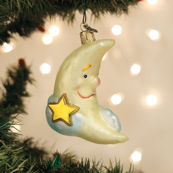 Mister Moon Ornament by Old World Christmas 4 x 2 x 3 Inches