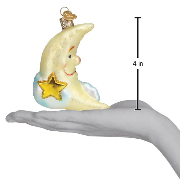 Mister Moon Ornament by Old World Christmas 4 x 2 x 3 Inches