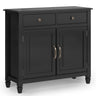 Connaught Handcrafted Entryway Storage Cabinet with Adjustable Shelves - Multiple Colors