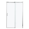 Single Sliding Bypass Shower Door Enclosure With Tempered Glass