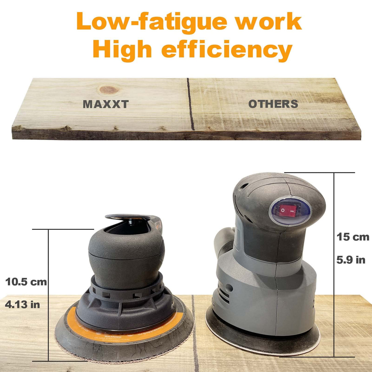Electric 5mm Random Orbital Sander Brushless 350W 3A