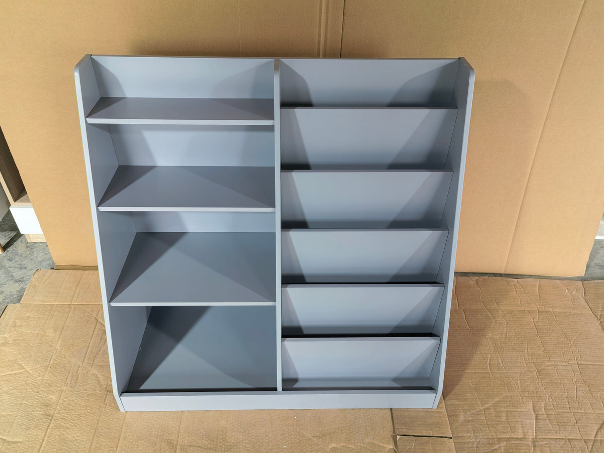 Kids Bookshelf and Toy Storage Organizer