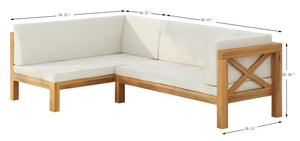 Brava X-Back Right Corner Bench Set of 2