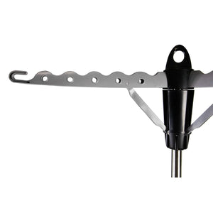 Silver Foldable Tripod Garment Drying Rack