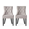 Contemporary Cheney Dining Chair Set with Tufted Design