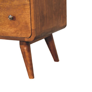 Large Curved Chest - Chestnut