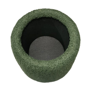 Elegant Round Storage Ottoman Upholstered