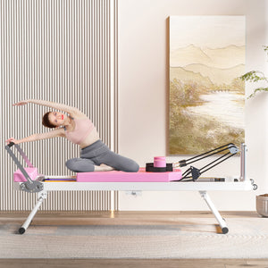 Foldable Pilates Core Bed with Double Resistance - Iron