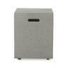 Modern Tank Holder Side Table With Smooth Concrete Surface