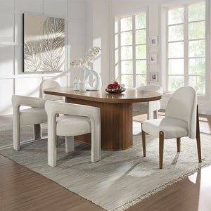 Gamarya - Dining Table - Dark Oak