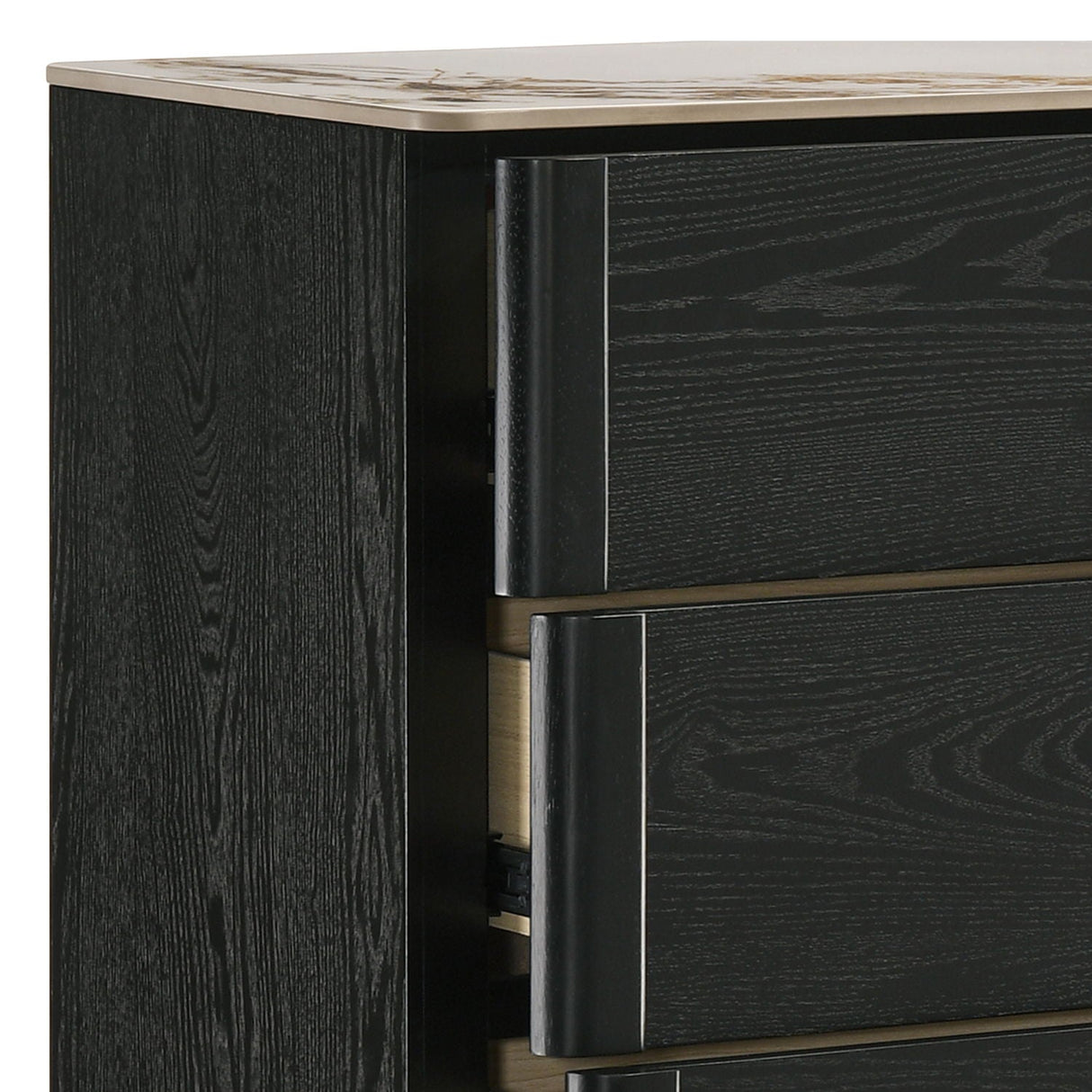 Opel - 5 Drawer Chest - Black