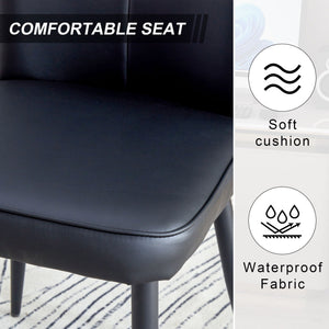 Modern Minimalist Dining Chairs (Set of 2)
