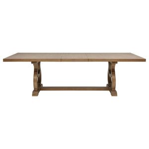 Fremont - Trestle Rectangular Dining Table With Removable Leaf