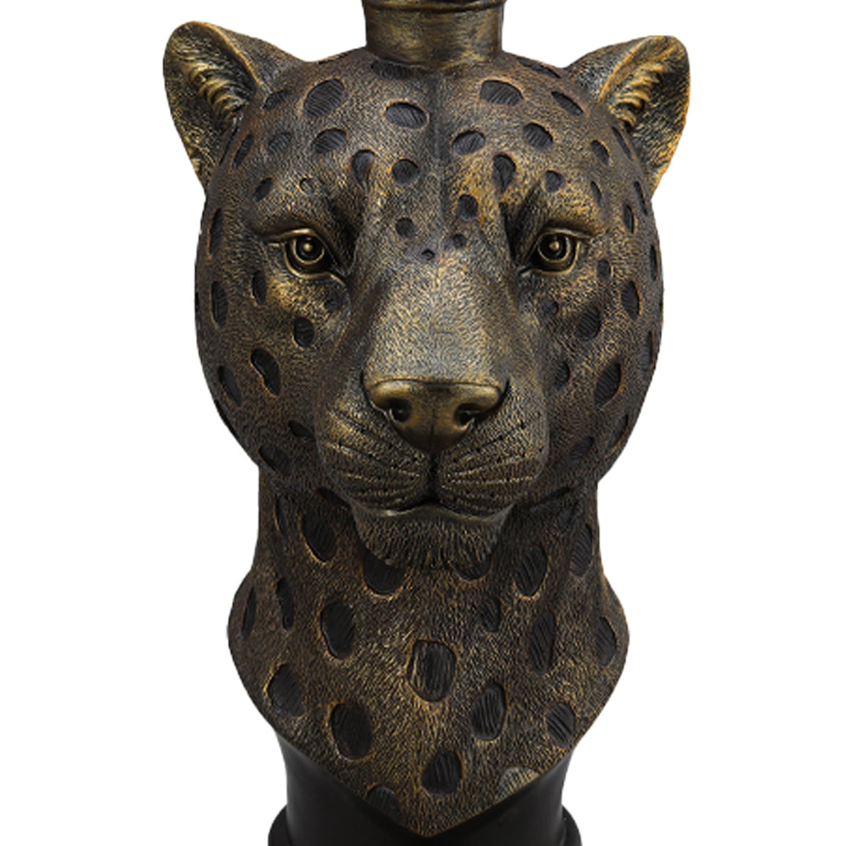 Leopard Head Accent Table