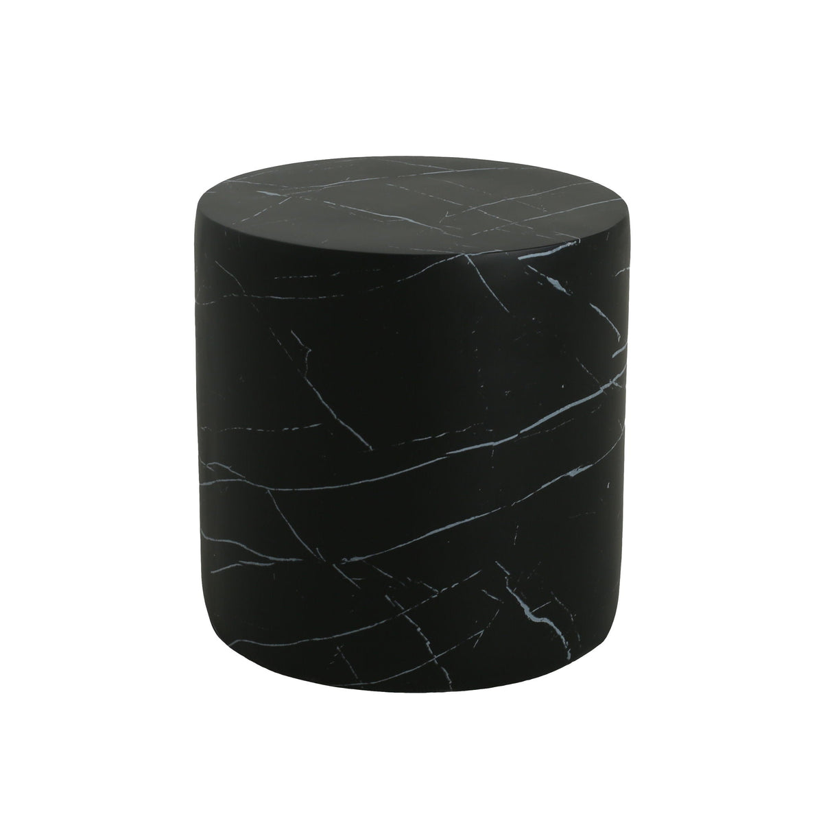 Cylindrical Design, Outdoor Lightweight Concrete Side Table
