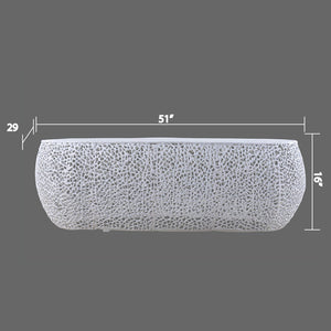 T3601 - Modern Oval Coffee Table