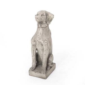 MGO Dog Decor Outdoor Dog Statue, Antique