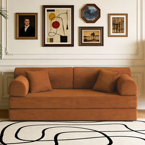 Convertible Sleeper Sofa Bed, Floor Lounge Couch For Living Room