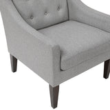 Contemporary Button Tufted Accent Chair