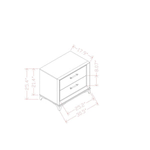 Star - Nightstand - White