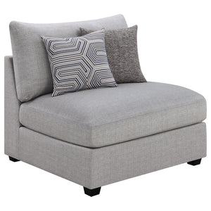 Cambria 6-piece Upholstered Modular Sectional Sofa Grey