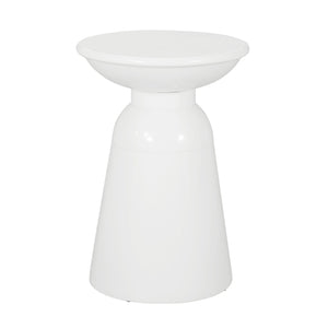 Outdoor Modern Metal End Large Table