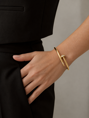 18k Nail Bracelet