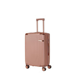 4-Piece Hard ABS Luggage Set with 360° Dual Rotating Wheels